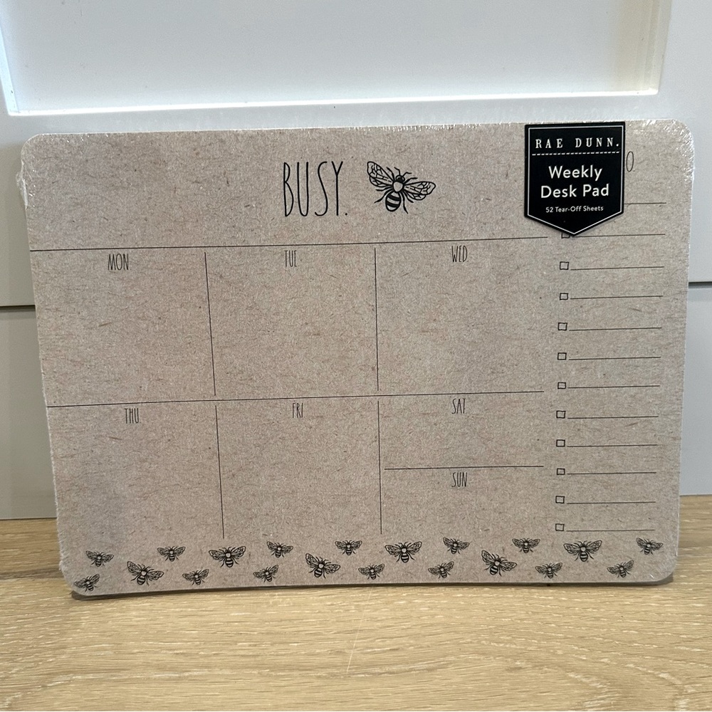 Rae Dunn Weekly Desk Pad